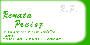 renata preisz business card